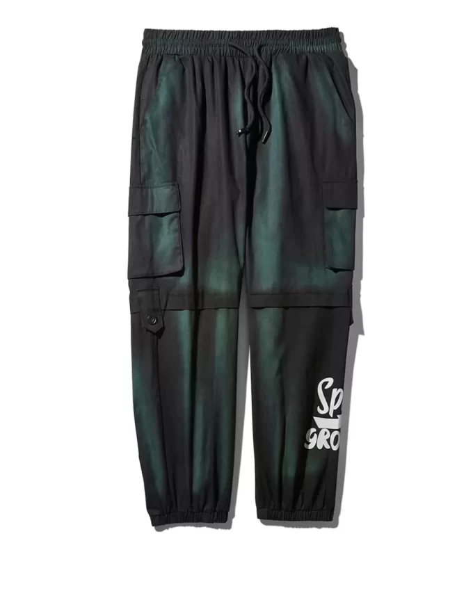 PANTALONI DE JOGGER CARGO CU VOPSIRE TIE-DYE PANTALONI DE JOGGER CARGO CU VOPSIRE TIE-DYE