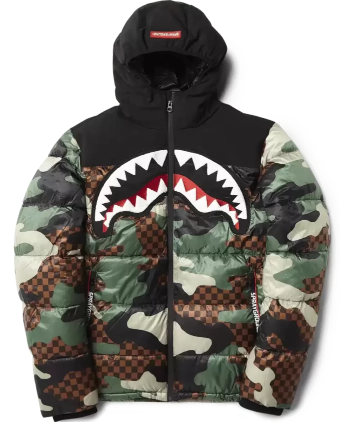 PELOC PUFFER CAMO ÎN CAROLI PELOC PUFFER CAMO ÎN CAROLI