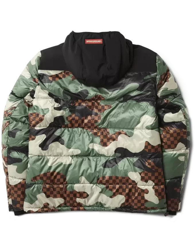 PELOC PUFFER CAMO ÎN CAROLI PELOC PUFFER CAMO ÎN CAROLI