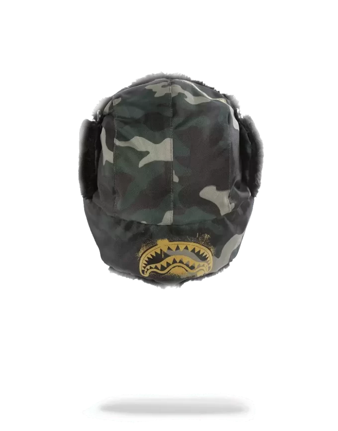 PĂLĂRIE AVIATOR CAMO CU ȘABLOANE AURII PĂLĂRIE AVIATOR CAMO CU ȘABLOANE AURII