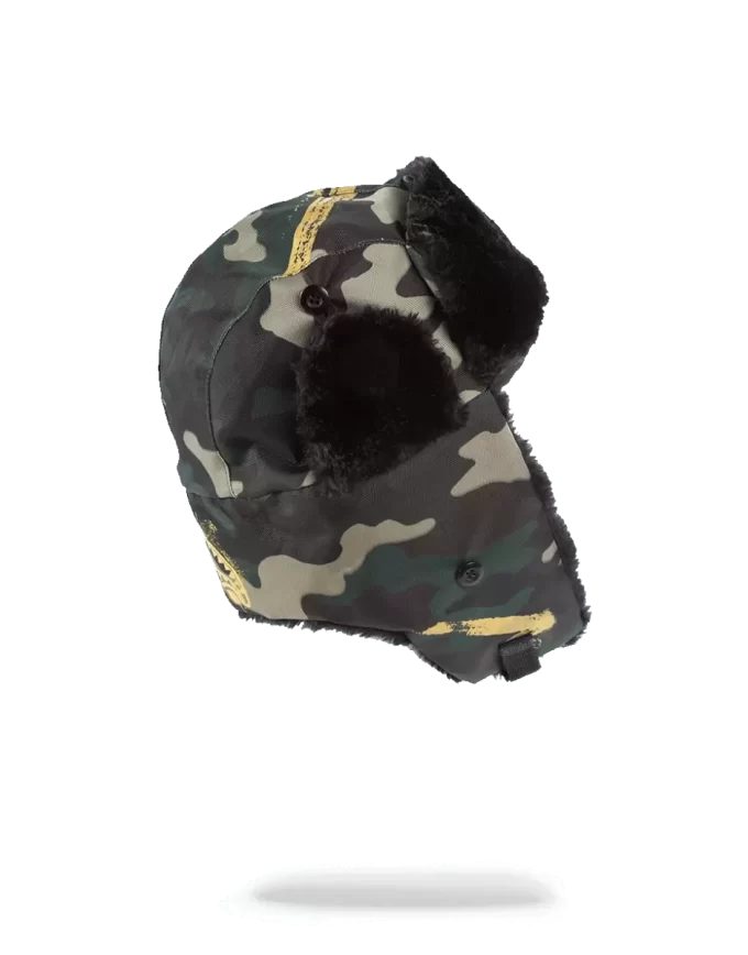 PĂLĂRIE AVIATOR CAMO CU ȘABLOANE AURII PĂLĂRIE AVIATOR CAMO CU ȘABLOANE AURII