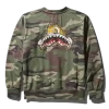 Pulover camuflat cu tigru pentru copii