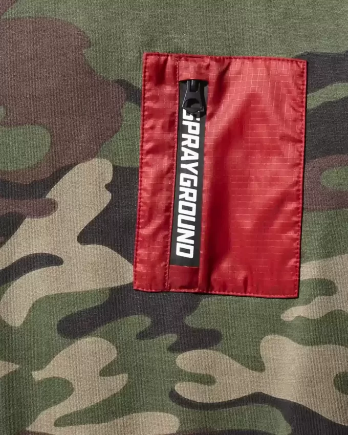 Pulover camuflat cu tigru pentru copii