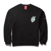 Pulover cu imprimeu SPONGEBOB (negru)