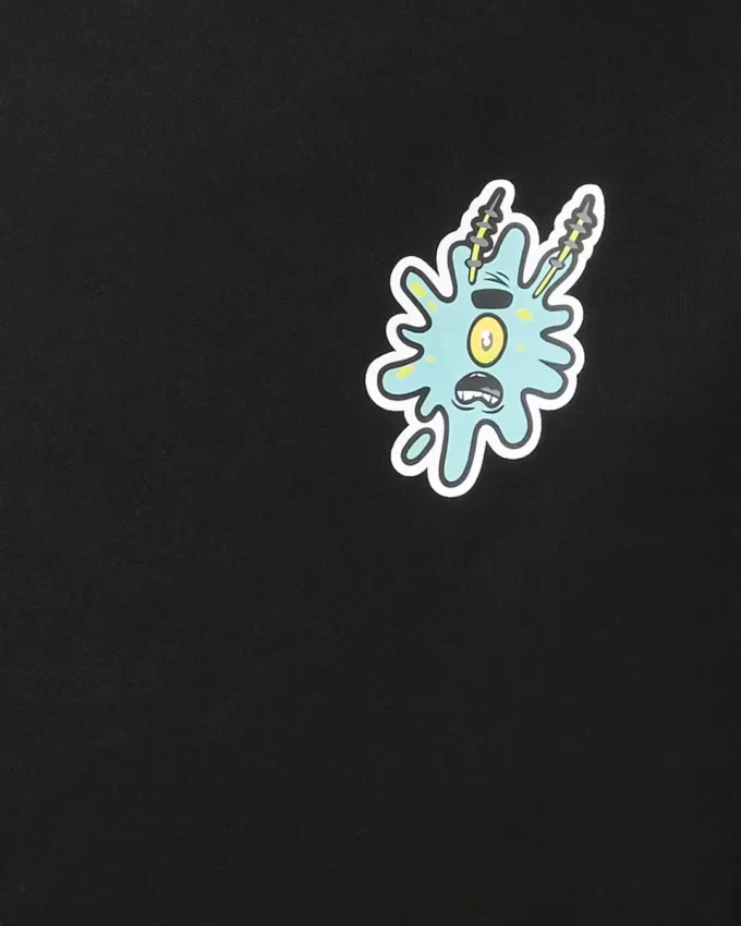 Pulover cu imprimeu SPONGEBOB (negru)