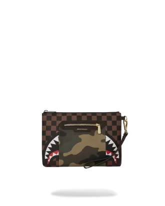 PUNGĂ DE PLĂCKET CROSSOVER CU BUZUNAR AURIU ȘI FERMOAR, CU STIL SHARKS IN PARIS