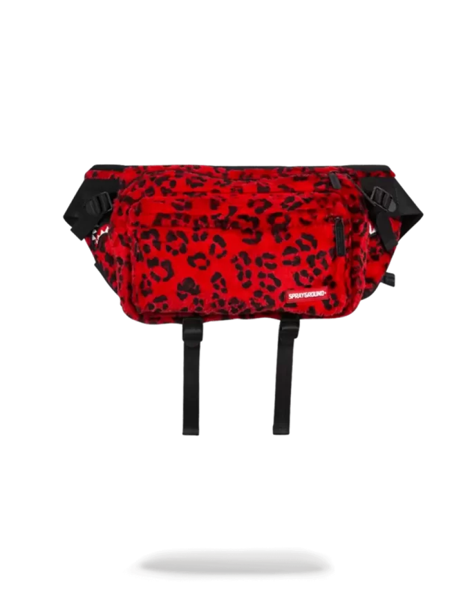 PUNGĂ DE TRANSPORT CROSSBODY CU LEOPARD ROȘU PUNGĂ DE TRANSPORT CROSSBODY CU LEOPARD ROȘU