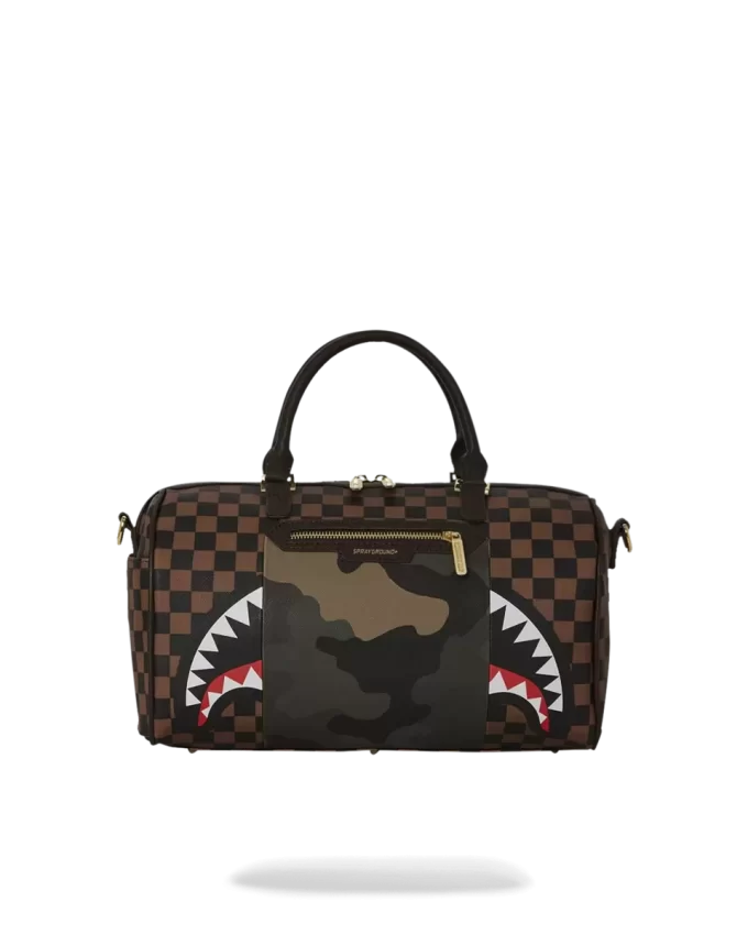 PUNGĂ DE VOLAN MINI CU BUZUNAR EXTERIOR CU FERMOAR AURIT, SHARKS IN PARIS PUNGĂ DE VOLAN MINI CU BUZUNAR EXTERIOR CU FERMOAR AURIT, SHARKS IN PARIS