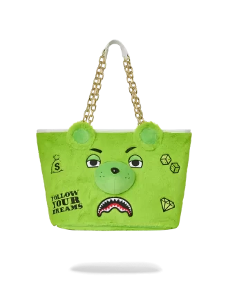 PUNGĂ MONEYBEAR DE PLUȘ (VERDE)
