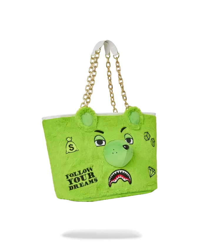 PUNGĂ MONEYBEAR DE PLUȘ (VERDE) PUNGĂ MONEYBEAR DE PLUȘ (VERDE)