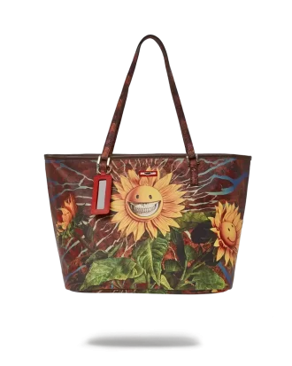 PUNGĂ TOTE ENGLISH COLLAB SUNFLOWER GRIN RON