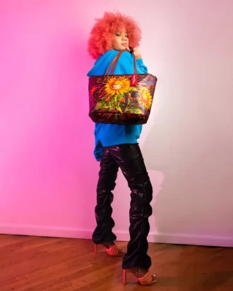 PUNGĂ TOTE ENGLISH COLLAB SUNFLOWER GRIN RON