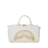 RIVIERA LE BLANC GOLD CHAIN SHARK MINI DUFFLE RIVIERA LE BLANC GOLD CHAIN SHARK MINI DUFFLE
