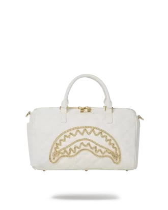 RIVIERA LE BLANC GOLD CHAIN  SHARK MINI DUFFLE