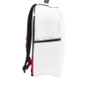 RUCSAC ALB SPRAYGROUND DIY (PIELE VEGANĂ ȘI CĂPTUȘEALĂ INTERIOARĂ PENTRU BANI) ȘI MARKETE INCLUSE