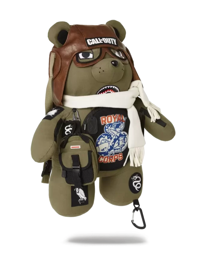 Rucsac CALL OF DUTY AVIATOR FEARLEST MONEYBEAR Ursuleț de pluș Rucsac CALL OF DUTY AVIATOR FEARLEST MONEYBEAR Ursuleț de pluș