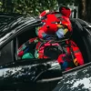 Rucsac CAMOBURST MONEYBEAR cu ursuleț de pluș Rucsac CAMOBURST MONEYBEAR cu ursuleț de pluș