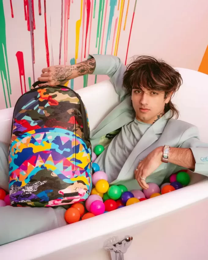 Rucsac camuflaj feliat și cubulețe Rucsac camuflaj feliat și cubulețe