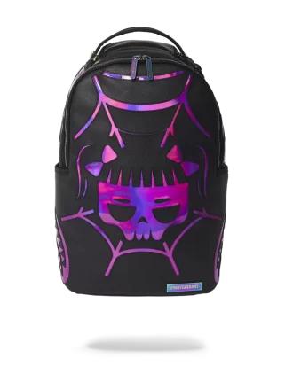 RUCSAC CAZZU IRIDESCENT CUT & SEW CU CRANI DE PĂIANJEN ȘI RECHIN (DLXV)