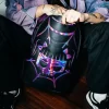 RUCSAC CAZZU IRIDESCENT CUT & SEW CU CRANI DE PĂIANJEN ȘI RECHIN (DLXV) RUCSAC CAZZU IRIDESCENT CUT & SEW CU CRANI DE PĂIANJEN ȘI RECHIN (DLXV)