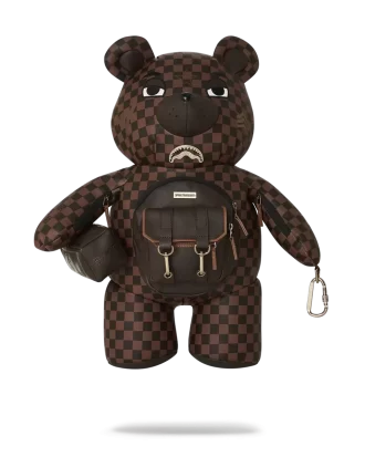 Rucsac Checkmate Royale MoneyBear cu ursuleț de pluș