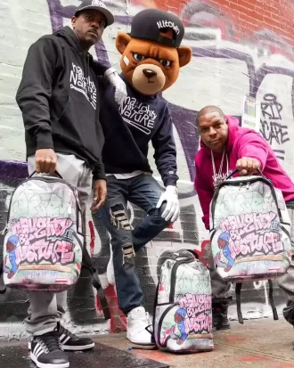 Rucsac colaborare NAUGHTY BY NATURE HIP HOP URRA ANIVERSARĂ DE 30 DE ANI