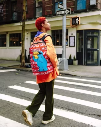 Rucsac COOKIE MONSTER BIG DOUGH DLXSR