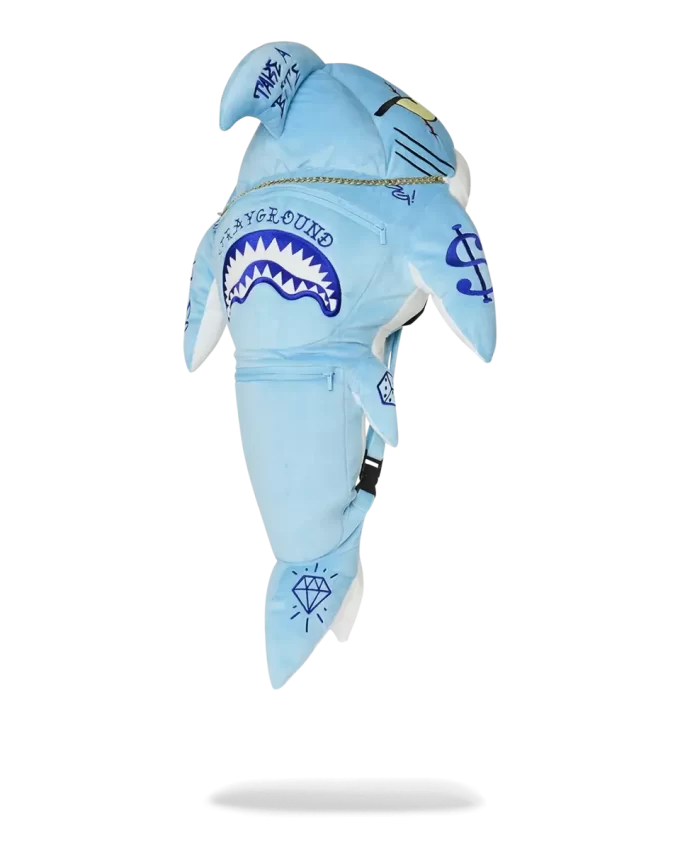 RUCSAC CU HANORAC STUFFED SAVAGE SHARK RUCSAC CU HANORAC STUFFED SAVAGE SHARK
