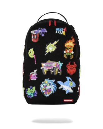 RUCSAC CU INSPECȚII TRANCE PARTY (23 INSIGNE VELCRO DETAȘABILE)