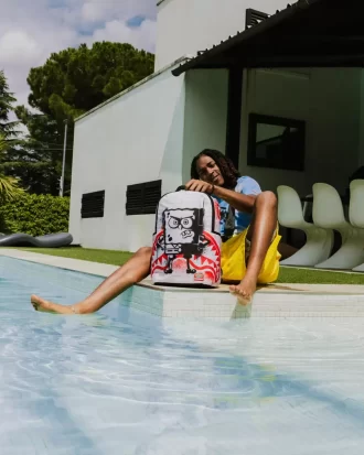 Rucsac de perete cu șablon SPONGEBOB DLXR