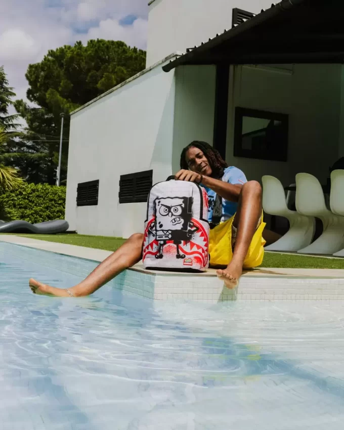 Rucsac de perete cu șablon SPONGEBOB DLXR Rucsac de perete cu șablon SPONGEBOB DLXR