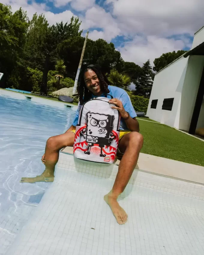 Rucsac de perete cu șablon SPONGEBOB DLXR Rucsac de perete cu șablon SPONGEBOB DLXR