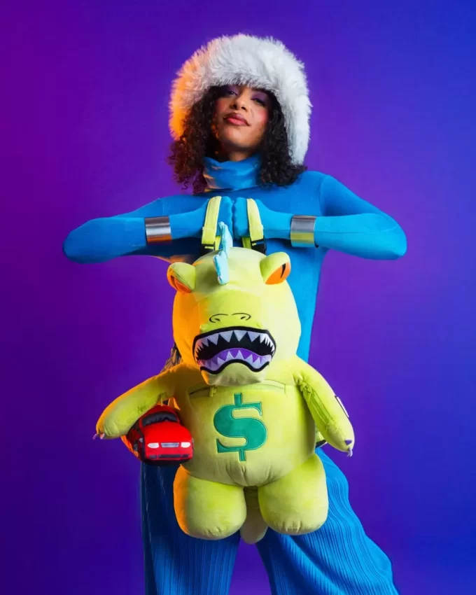 Rucsac de pluș Rugrats Reptar Growl Rucsac de pluș Rugrats Reptar Growl