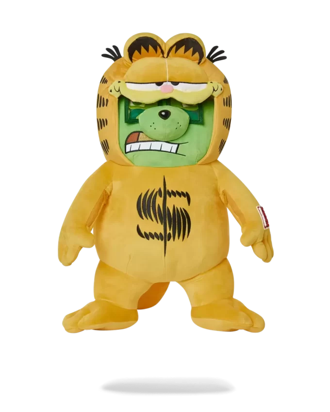 RUCSAC GARFIELD MONEYBEAR CU URSULEȚ DE PLUȘ