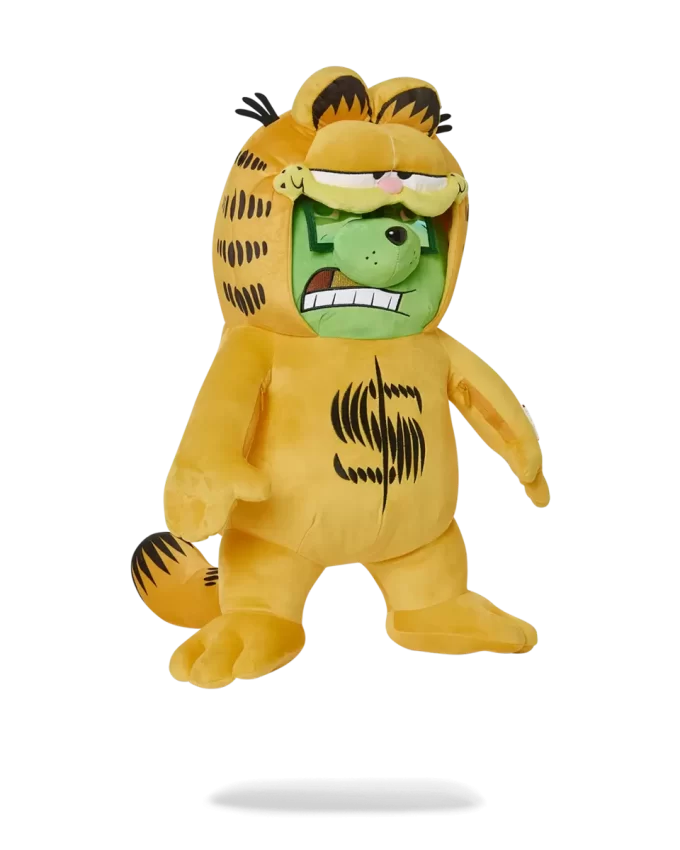 RUCSAC GARFIELD MONEYBEAR CU URSULEȚ DE PLUȘ