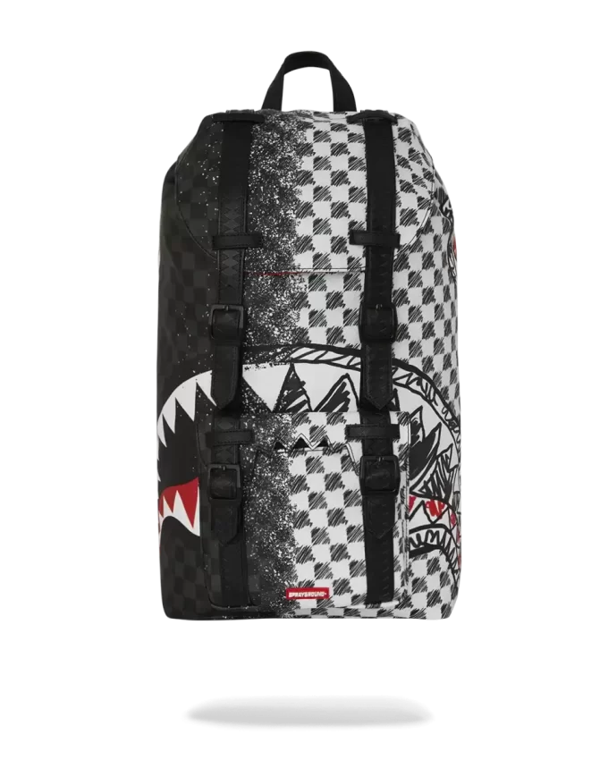 Rucsac Hills cu imprimeu de dribble și carouri Rucsac Hills cu imprimeu de dribble și carouri