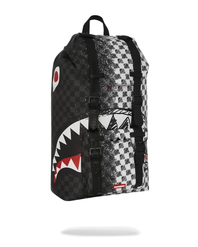 Rucsac Hills cu imprimeu de dribble și carouri Rucsac Hills cu imprimeu de dribble și carouri