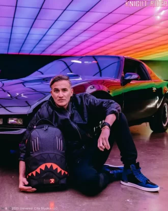 Rucsac K.I.T.T. cu LED-uri și Turbo Boost, Knight Rider