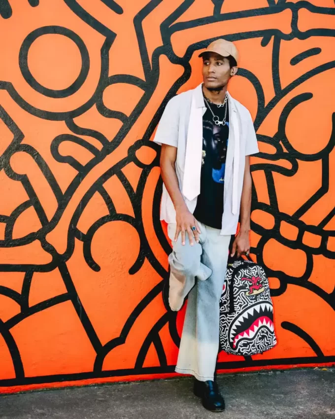 Rucsac Keith Haring Skater Shark DLXSR