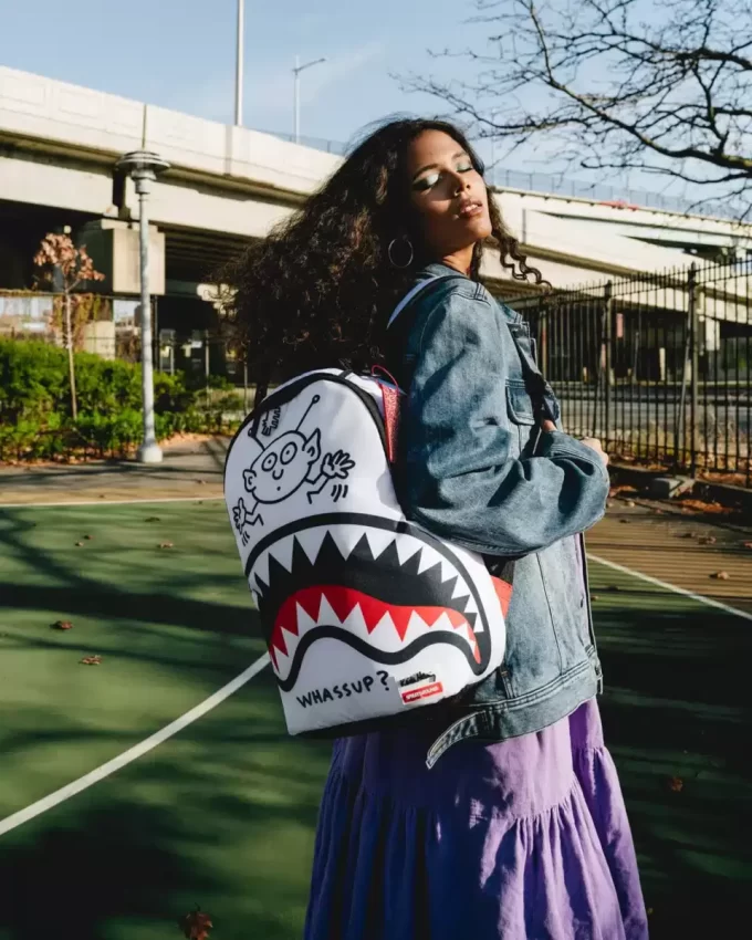 Rucsac KEITH HARING WHASSUP ALIEN DLX Rucsac KEITH HARING WHASSUP ALIEN DLX