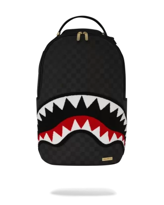 Rucsac Lights Off Sharks in Paris din țesătură de rechin din țesătură de chenilă