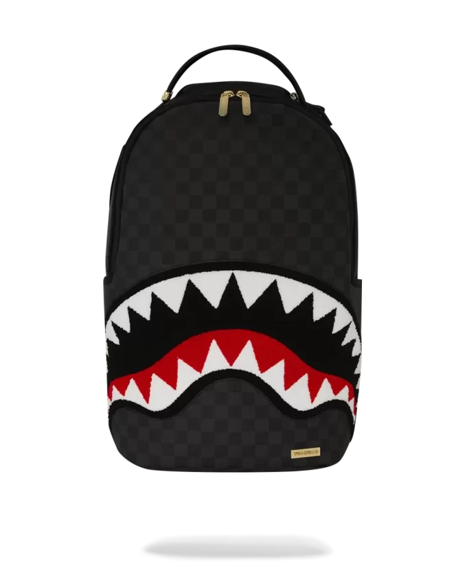 Rucsac Lights Off Sharks in Paris din țesătură de rechin din țesătură de chenilă Rucsac Lights Off Sharks in Paris din țesătură de rechin din țesătură de chenilă