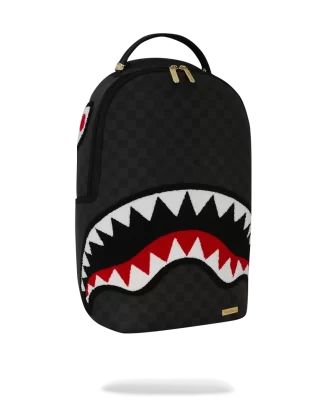 Rucsac Lights Off Sharks in Paris din țesătură de rechin din țesătură de chenilă