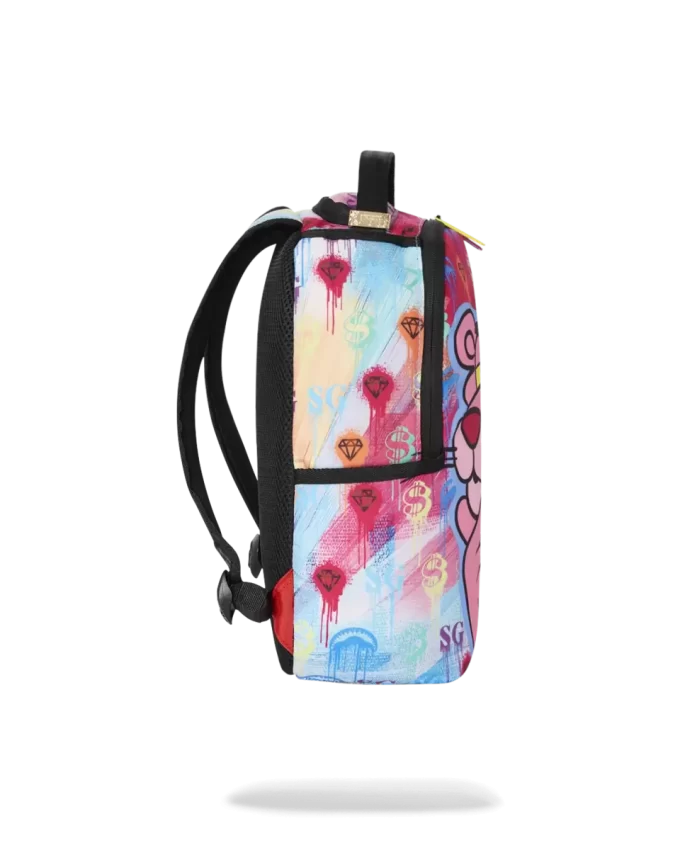 RUCSAC MIC: ORĂ DE ARTĂ PANTERA ROZ RUCSAC MIC: ORĂ DE ARTĂ PANTERA ROZ