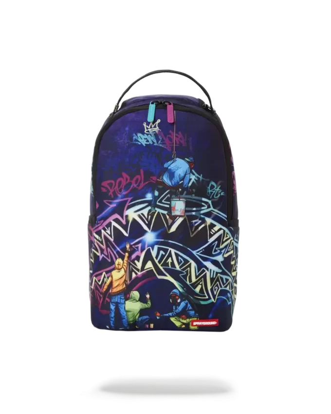 Rucsac mini cu artiști graffiti la miezul nopții Rucsac mini cu artiști graffiti la miezul nopții