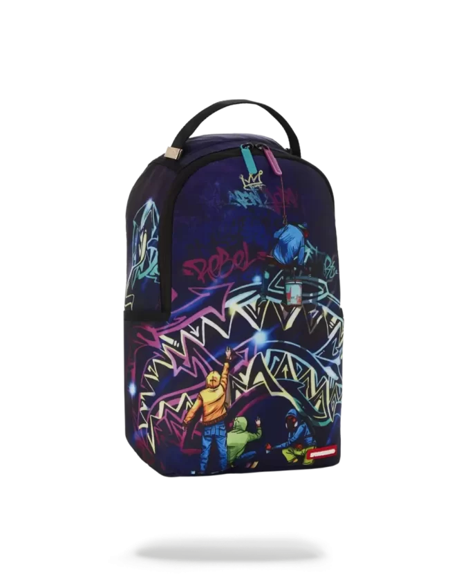 Rucsac mini cu artiști graffiti la miezul nopții Rucsac mini cu artiști graffiti la miezul nopții