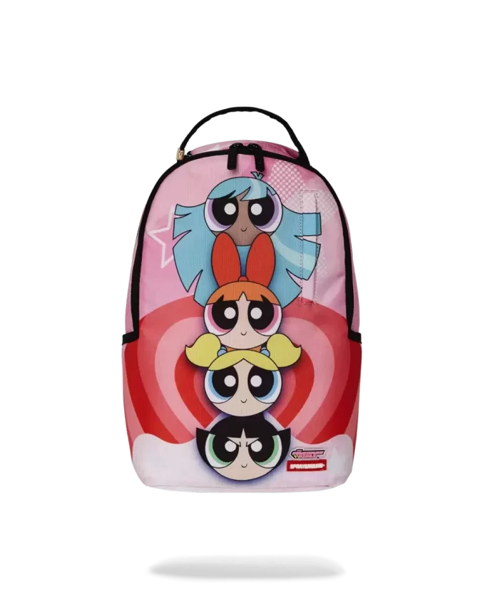Rucsac mini Powerpuff Girls cu stivuire Rucsac mini Powerpuff Girls cu stivuire
