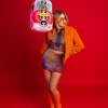 Rucsac mini Powerpuff Girls cu stivuire Rucsac mini Powerpuff Girls cu stivuire