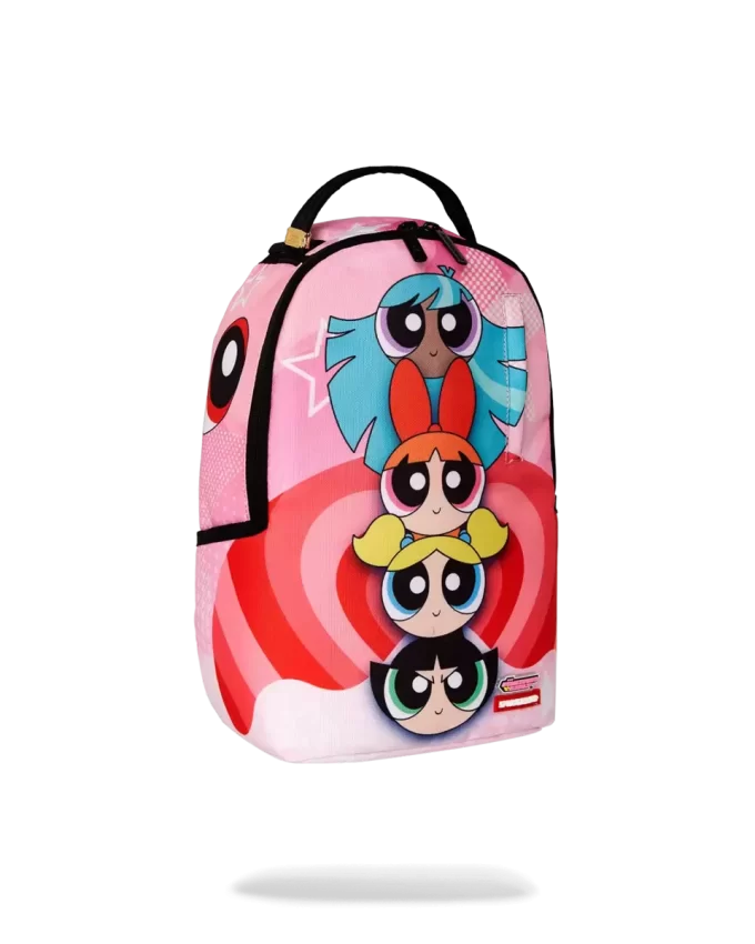 Rucsac mini Powerpuff Girls cu stivuire Rucsac mini Powerpuff Girls cu stivuire