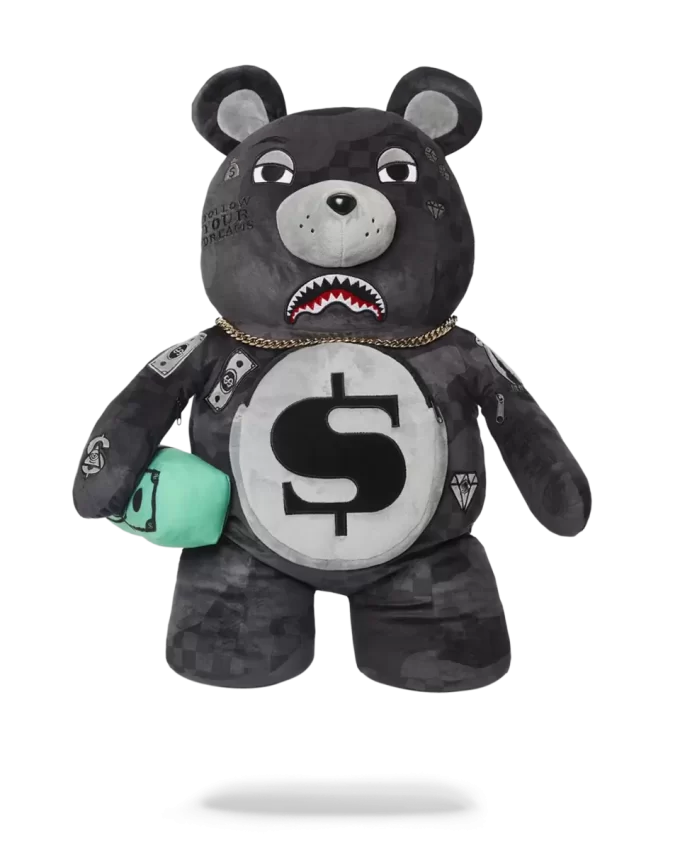 RUCSAC MONEYBEAR URSULEȚ DE PLUȘ 3 AM NEVER SLEEP RUCSAC MONEYBEAR URSULEȚ DE PLUȘ 3 AM NEVER SLEEP